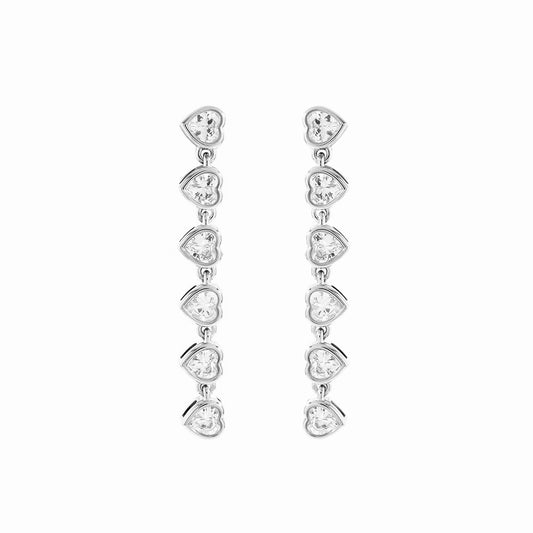 Oorbellen Diamond Hearts