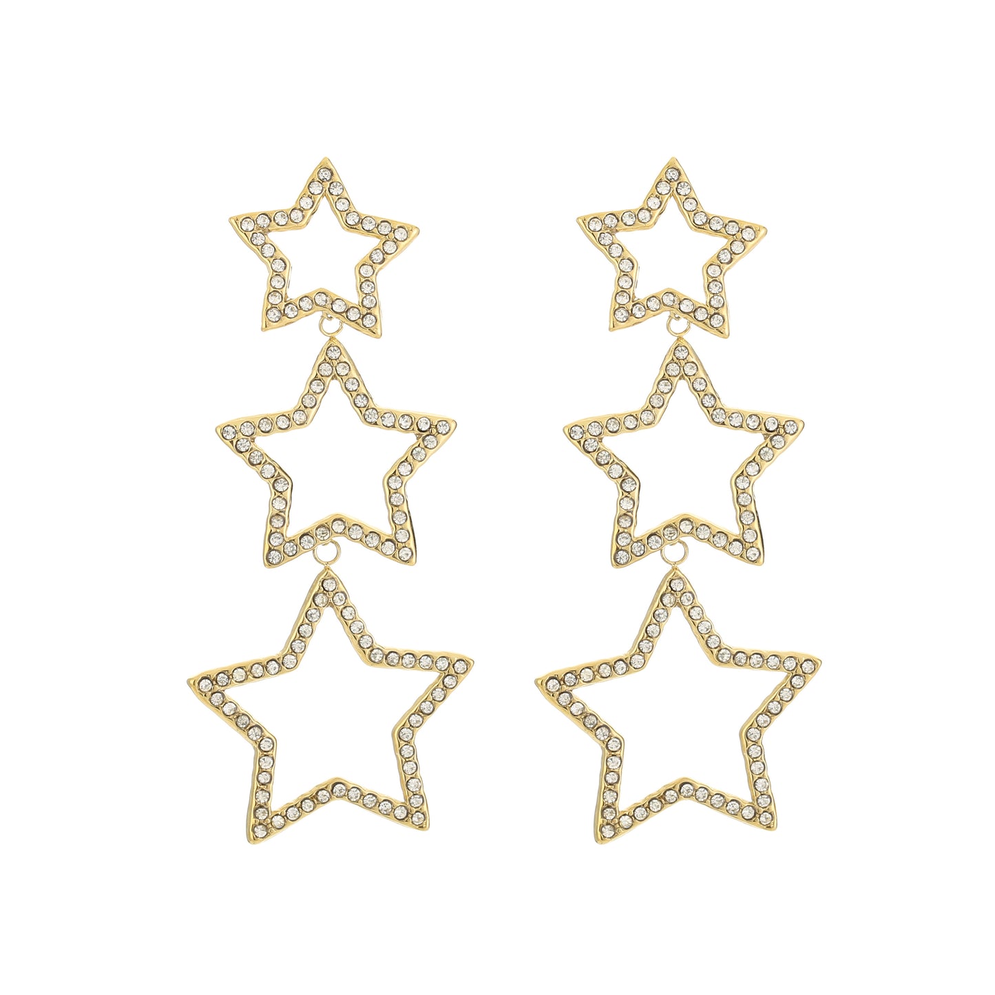 Oorbellen Triple Stars