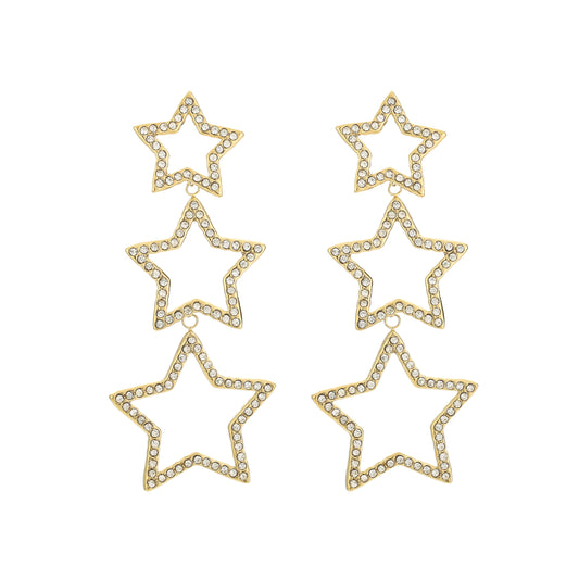 Oorbellen Triple Stars